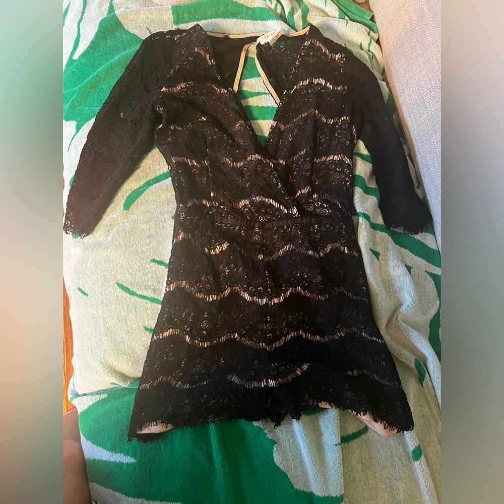 Cute lace romper